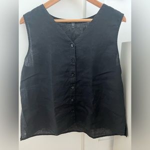Eileen Fisher linen top
